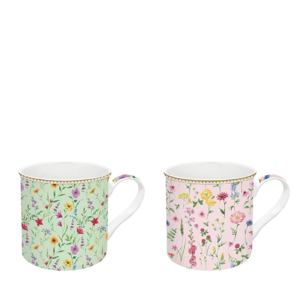 EASY LIFE MEADOW FLOWERS SET 2 MUG