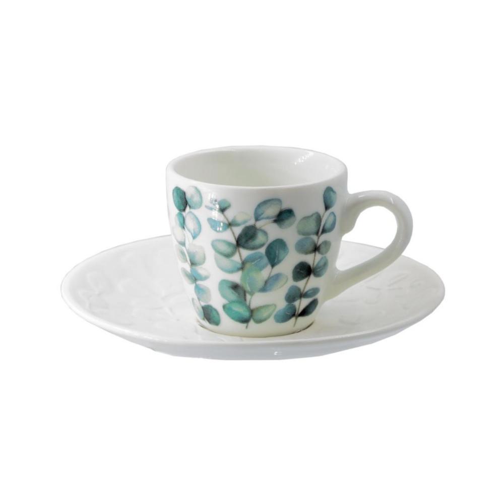 PORCELLANA BIANCA SEMPREVERDE TAZZA CAFFE