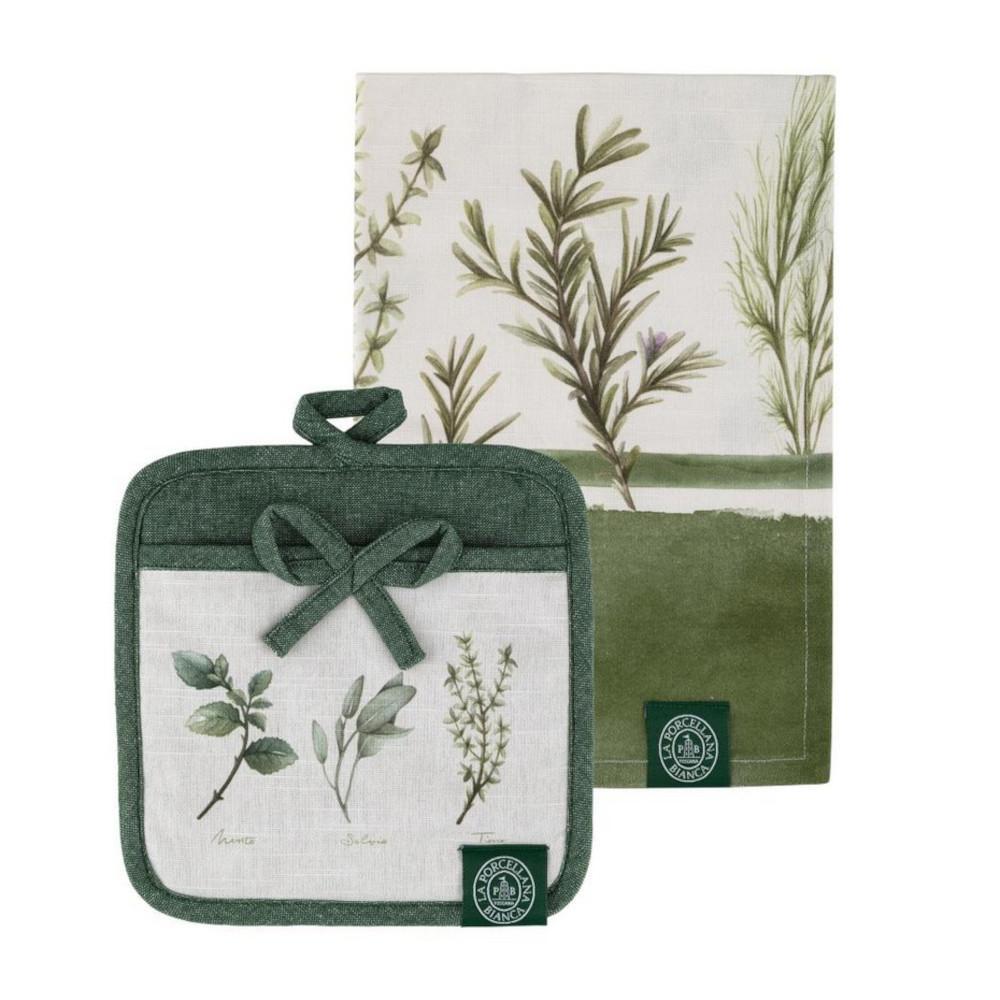 PORCELLANA BIANCA COLTIVIA SET PRESINA E CANOVACCIO