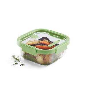 Contenitore Per Alimenti Keeeper Luca Micro - 350 Ml, 11x7,5x6 Cm, Chiusura A Scatto, Nordic Green, Lavabile In Lavastoviglie