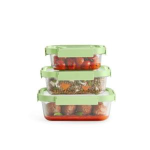 L�KU� CONTENITORE RETTANGOLARE IN VETRO