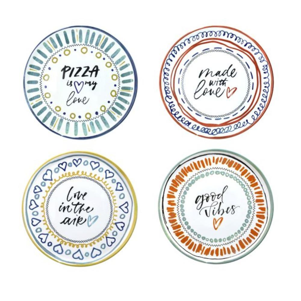 FONTEBASSO LOVE SET 4 PIATTI PIZZA