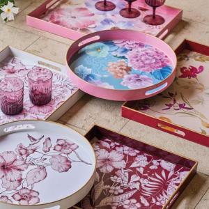 FONTEBASSO PARTY TIME VASSOIO FIORI TONDO