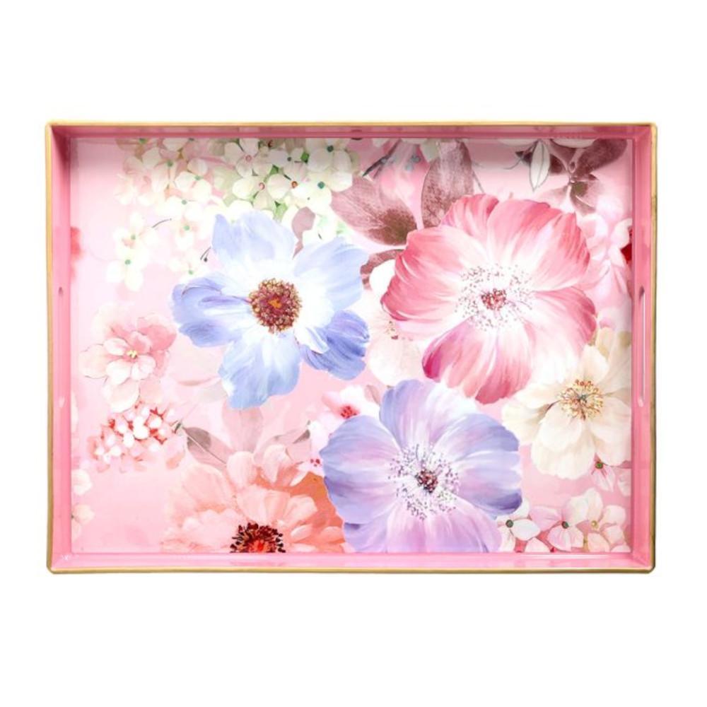 FONTEBASSO PARTY TIME VASSOIO FIORI RETTANGOLARE