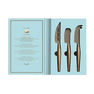 EASY LIFE GIFT NOVELS SET 3 COLTELLI FORMAGGIO