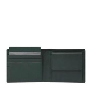 PIQUADRO W135 PORTAFOGLI IN PELLE CON PORTAMONETE 