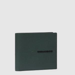 Piquadro W135 Portafogli In Pelle Con Portamonete 