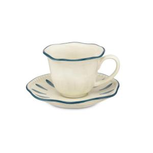 ROSE&TULIPANI DOMITILLA TAZZA CAFFE' CON PIATTINO