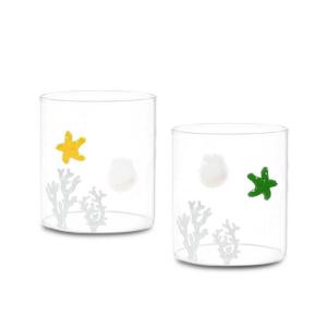ROSE&TULIPANI LIEVE SET 2 BICCHIERI MARE