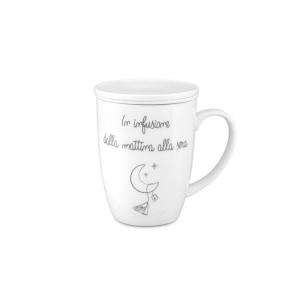 PORCELLANA BIANCA GLI ONESTI TISANIERA