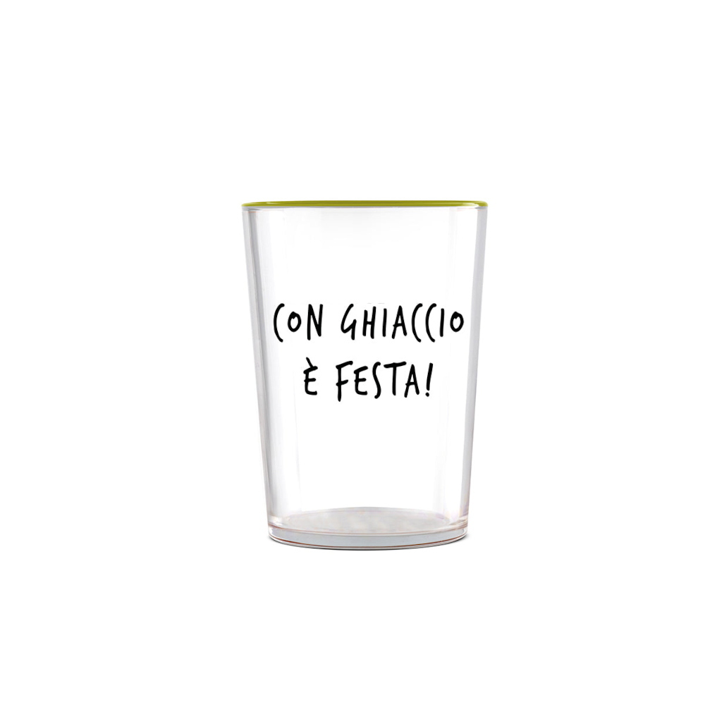 EGAN SMILE BICCHIERE CON GHIACCIO E