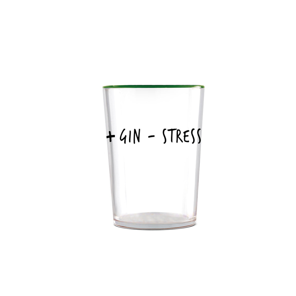EGAN SMILE BICCHIERE + GIN - STRESS