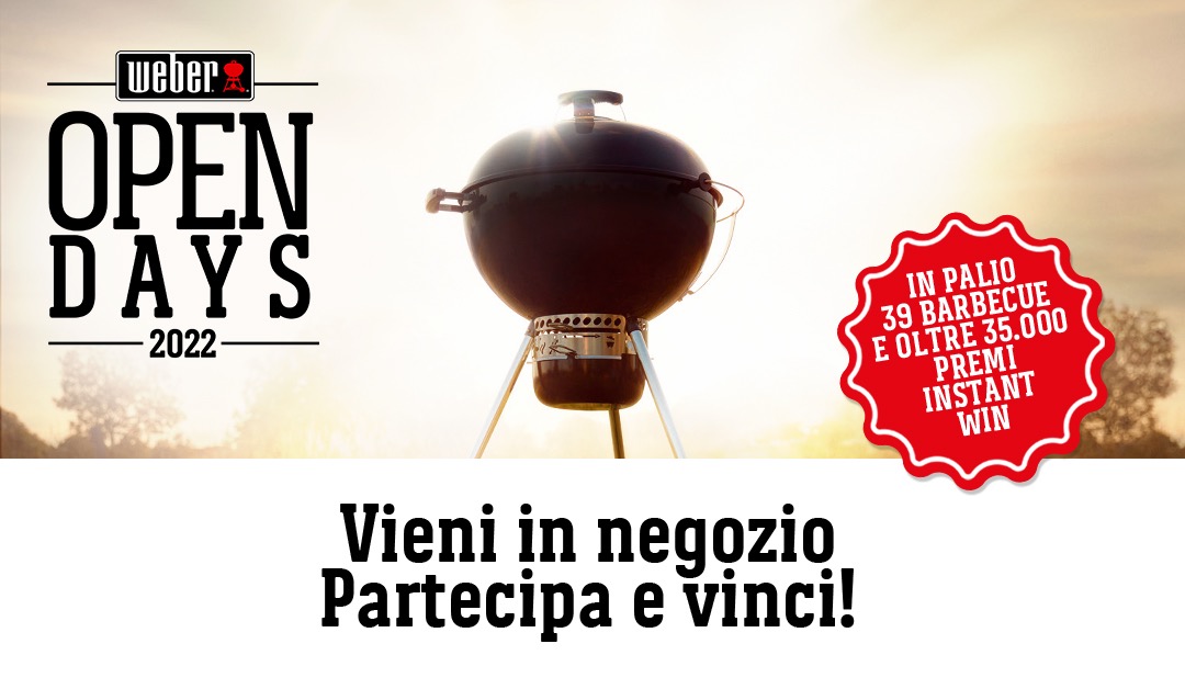 Weber Open Days 2022. 39 barbecue in palio!