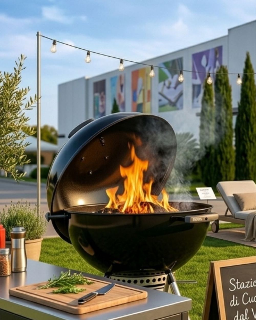 BBQ live all'aperto - Kikau Store Massafra